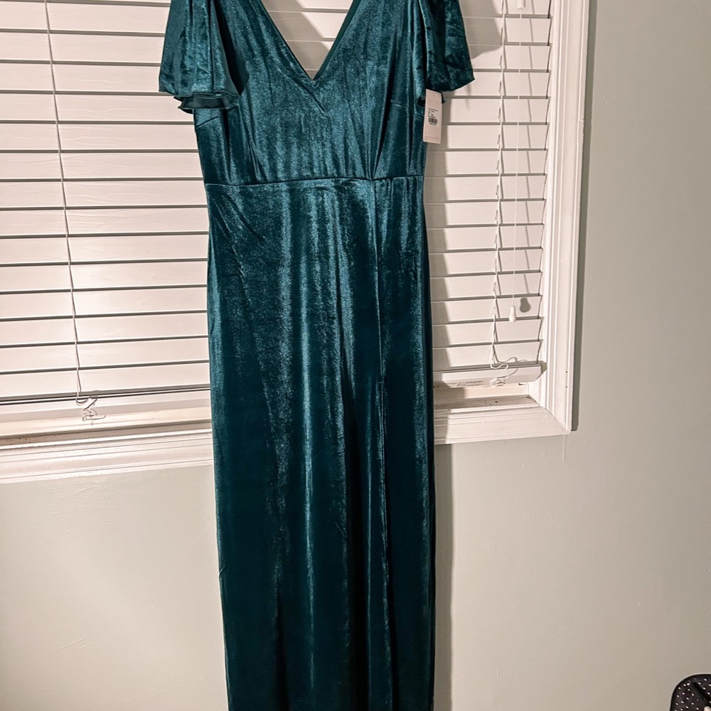 Birdy Grey Emerald Velvet Dress